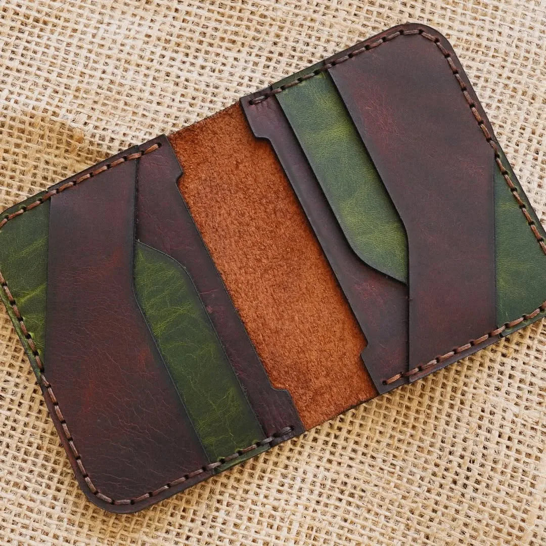 Portefeuille Compact en Cuir