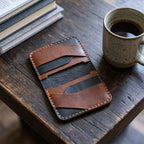 Portefeuille Compact en Cuir – Design Vintage