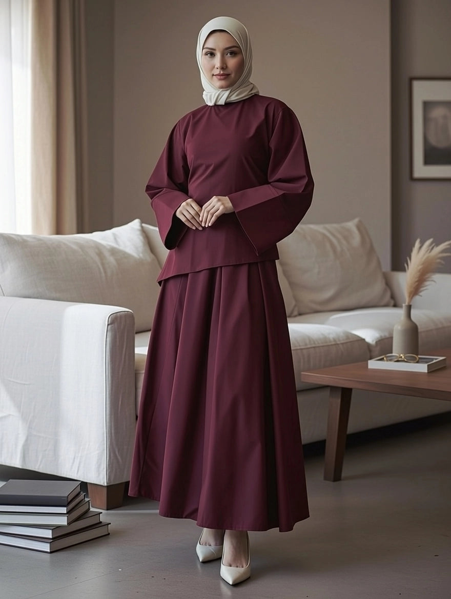 Ensemble Jupe Asymétrique – Élégance Moderne & Confort Absolu